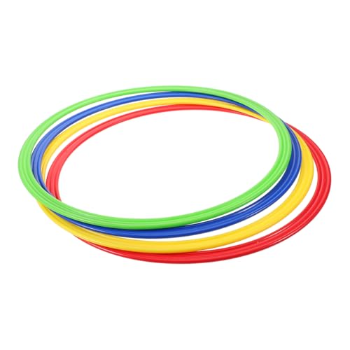 ibasenice 4pcs Enhanced Agility Training Ring Sturdy Soccer Practice Equipment for Drills