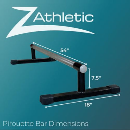 Z Athletic Gymnastics Pirouette Bar for Handstands - color: Black