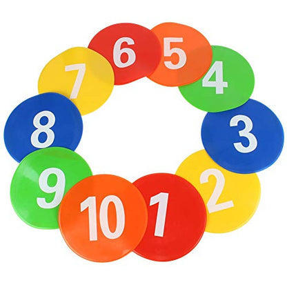 Flat Cones Spot Markers for Soccer, PVC Football Discs Signs, for Basketball Sports Speed Training