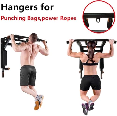 BDL Wall Mounted Pull Up Bar Multifunctional Chin Up bar for Home Gym - color: Wall Mount Pull Up Bar