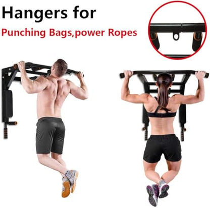 BDL Wall Mounted Pull Up Bar Multifunctional Chin Up bar for Home Gym - color: Wall Mount Pull Up Bar