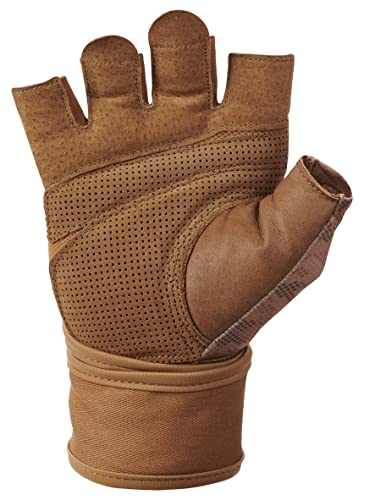 Harbinger Pro Wristwrap Gloves 2.0 for Weightlifting, Training, Fitness, and Gym Workouts with Wrist Support