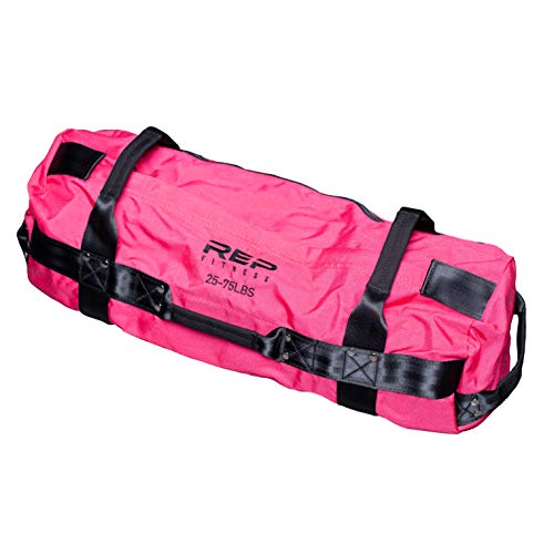 REP Fitness Sandbags - Heavy Duty Workout Sandbags for Training, Cross-Training Workouts, Fitness, Exercise and Military Conditioning - Multiple Sizes and Colors - color: Medium-Pink