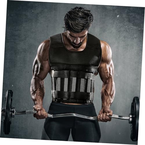 TOYANDONA 10pcs Weighted Steel Plates for Fitness Training Metal Weight Vest Electroplated Finish for Strength Training and Workout Accessories