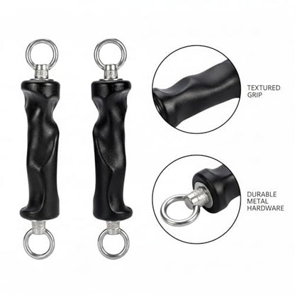 Push Up Handles Pair, PP Plastic Push-up Stands with Textured Grip for Home Gym Strength Training (1 Pair) - size: 8.66 x 3.15 x 1.57 in