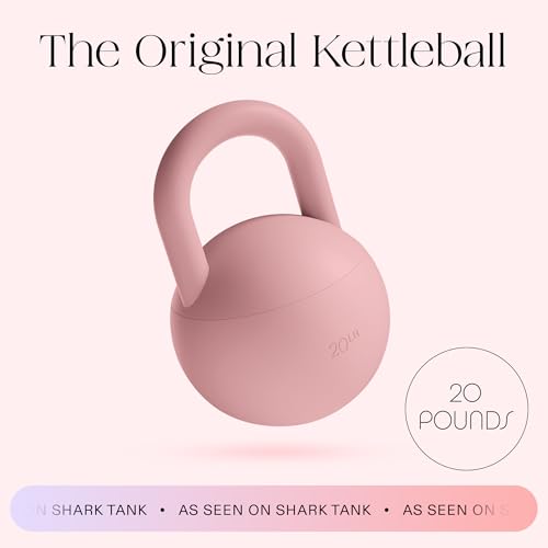 Bala Kettleball, Soft Kettlebell for Women - Kettlebells Strength & Core Training Equipment for Home Gym Workouts - Anti-Slip Grip Exercise Weights with Cushioned Impact-Resistant Base