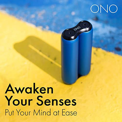 ONO Roller - Handheld Fidget Toy for Adults | Help Relieve Stress, Anxiety, Tension | Promotes Focus, Clarity | Compact, Portable Design (Sapphire, Full Size - Aluminum) - size: Full Size, style: Aluminum - Sapphire