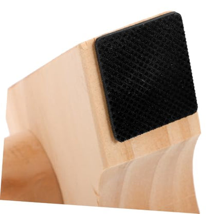TEHAUX Wooden Push up Handles and Parallettes 30cm Pushup Bars for Floor Exercise Beech Wood Workout Grips Strength Training Equipment for Men and Women Calisthenics