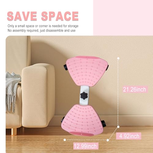 Waist Twister Board – Non-Slip Fitness Balance Board for Core Strength, Waist Trimming & Weight Loss – Home Exercise Equipment for Men & Women – 360° Rotation, Anti-Skid Surface, Supports Up to 300 lbs