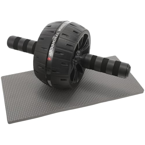 Totority Silent Ab Roller Wheel with Large Wheel and Knee Pad Core Strengthening Exercise Equipment for Men and Women Suitable for Beginners and Experts Home Gym Workout Trainer