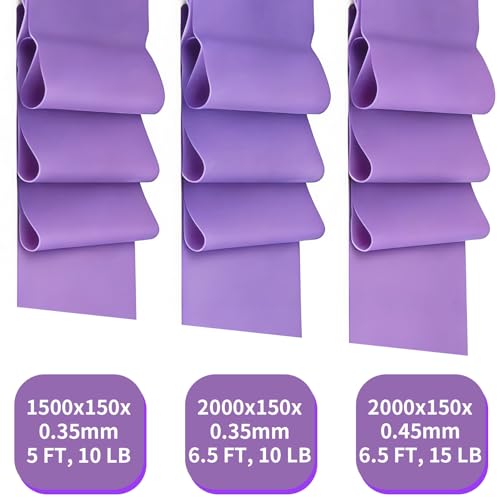 Resistance Bands Long Non-Latex Elastic Stretch Bands Work Out Band for Working Out Women or Men, Exercise Bands Set Yoga, Pilates, Gym,