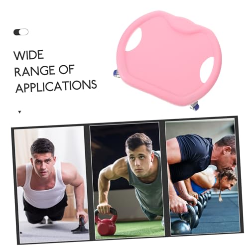 Totority 1set Abdominal Sliding Discs Knee Pad for Core Strength Training Silent Design Workout Sliders for Home Fitness Gym Exercise Equipment Versatile Abdominal Fitness Discs