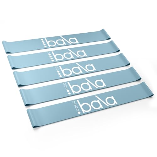 Bala Booty Bands Resistance Bands for Women & Men - Elastic Exercise Bands for Working Out - Wrist, Ankle, Legs & Booty Bands - Workout Resistance Bands for Yoga, Pilates, Strength Training - color: Sea