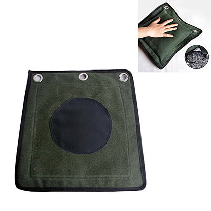 KIKIGOAL Wing Chun Kung Fu Wall Bag Kick Boxing Striking Canvas Punch Bag Sand Bag - color: with leather