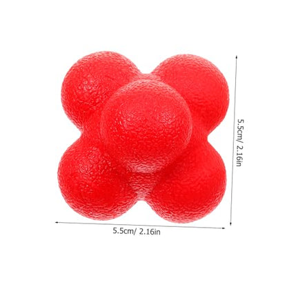 ibasenice Hexagonal Agility Training Fitness Reaction for Sports Improve Reflexes Coordination Material for Drills Partner Workouts High Difficulty
