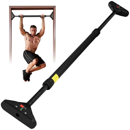 Yes4All Heavy Duty Wall Mounted Pull Up Bar, Over Door Pull Up Bar for Doorway, Multi Grip Chin Up Bar, Sturdy Strength Training Bars & Durable Gym Bar for Home Exercise - style: Doorway Pull-Up Bar