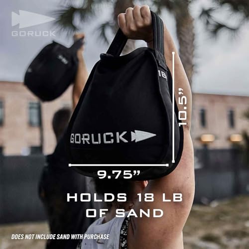 GORUCK Sand Kettlebells Weight for Fitness & Body Workout for Men & Women - for Weightlifting, Dumbbell & Yoga - for Home & Gym Training - size: 0.7 Pounds