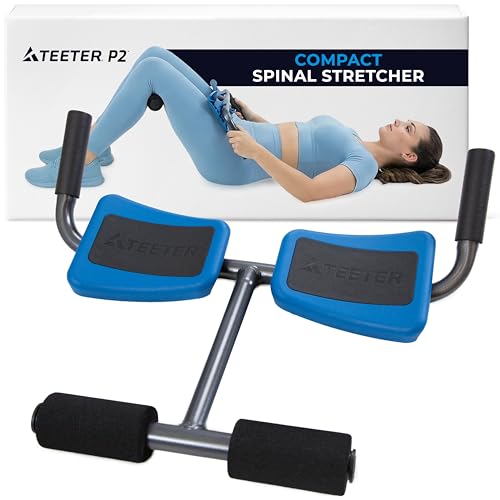 Teeter P2 Back Stretcher, Black/Blue