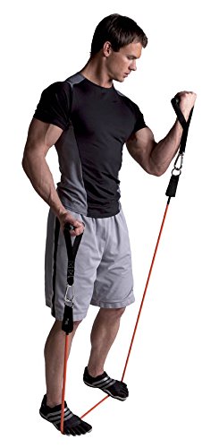 GoFit Resistance Training Power Tubes - color: Yellow, size: 70-Pound
