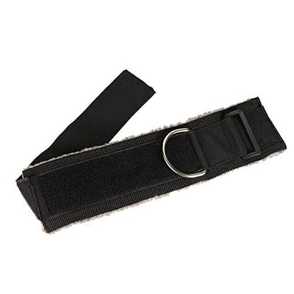 Ankle Straps For Cable Machine Kickbacks, Glute Workouts, Lower Body Exercises,Leg Extensions, Hip Abductors,Adjustable Leg Straps with Fleece Lined Padding - color: Dark Grey 2 Pack