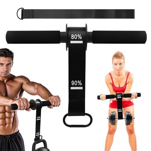 Forearm Strengthener and Wrist Roller with Thick Grip & Adjustable Strap, Ideal for Grip Strength Training, Muscle Building and Rehabilitation
