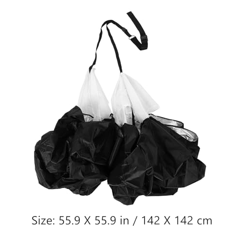 Totority Running Resistance Parachute for Speed Training, Oxford Cloth Sprinting Chute with Adjustable Waist Belt, Portable Soccer Training Equipment for Youth and Adults