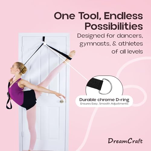 Leg Stretcher Strap - Stretch Bands for Exercise and Training, Stretching Bands for Flexibility Equipment, Gymnastics Stretching Strap, Flexibility Band and Exercise Stretch Bands for Flexibility