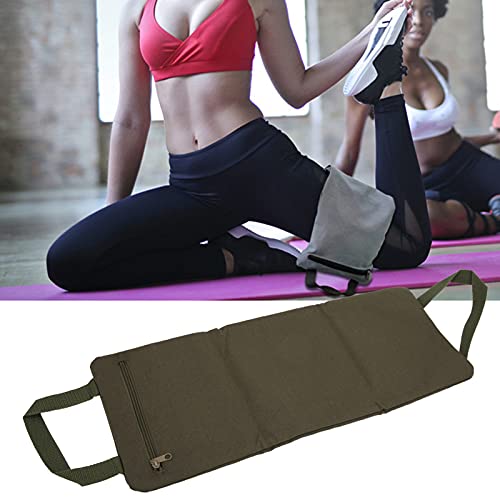 Thin Arm Yoga Sandbag, Workout Freeweight Training Bag for Leg Slimming and Fitness, Adjustable Fill Weight Sandbag with Leakproof Inner Liner and Carry Handles for Home - color: Green
