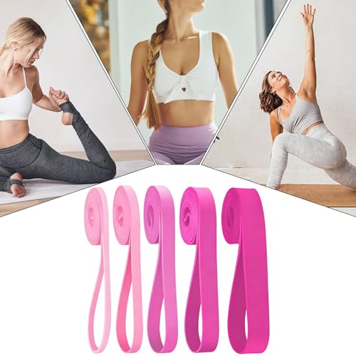Fitness Resistance Band Set – Assisted Pull Up Support Bands, Multi Level Elastic Training Straps | Mobility Stretching Equipment for Strength Building Gym Home Rehabilitation Workouts