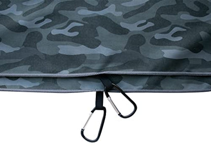 Unisex Sweat Absorbing Microfiber Handkerchiefs Quick Dry Sport Gym Towels 5 Pack - color: W03-xl 5pcs Camo