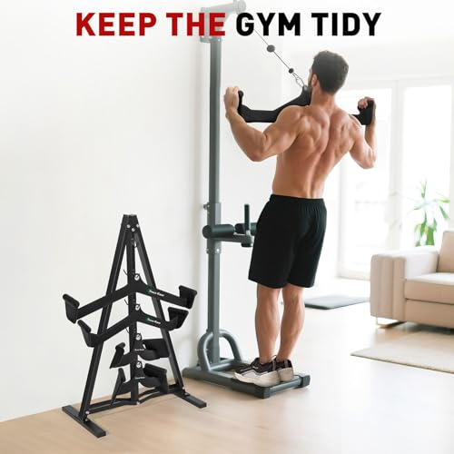 Lat Pulldown Attachments Rack: Home Gym Storage