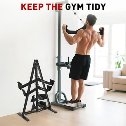 Lat Pulldown Attachments Rack: Home Gym Storage