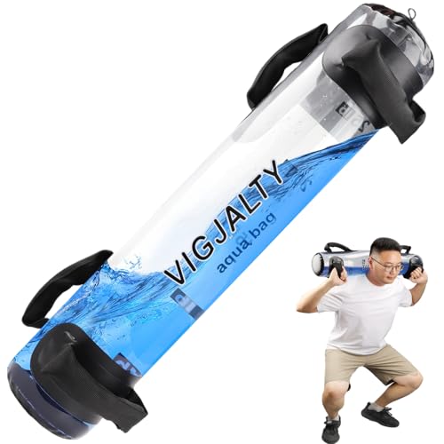 Heavy Duty Adjustable Aqua Bag - Durable Water Filled Training Aqua Bags for Strength Core & Full Body Workouts - Portable Fitness Equipment - Home Gym Outdoor Water Weights Sandbag Alternative - color: Cylinder：33Ib