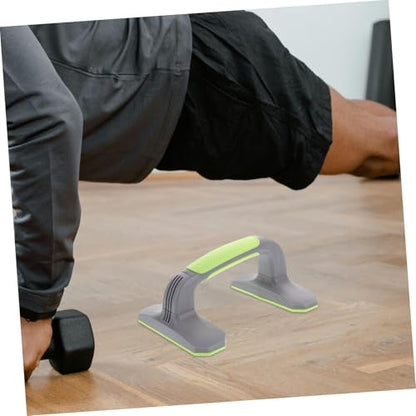 YARNOW Pushup Stands for Home Workout Equipment Non Slip Handles for Strength Training Safe and Reliable Grip - color: Green