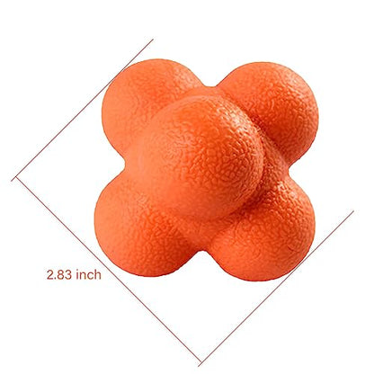 AIRLAXER Reaction Ball, Hand Eye Coordination Training Ball,2.83 inch,Orange