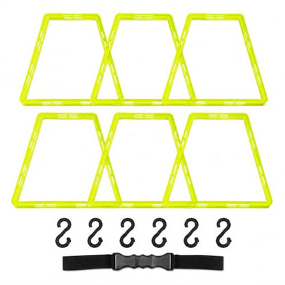 Agility Rings for Speed Training, Trapezoidal Footwork Training, Soccer Training Equipment, Speed and Agility Training Equipment