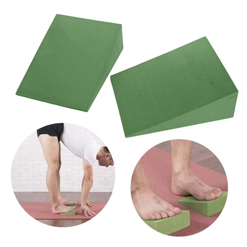 Yoga Bricks,Professional Foams Wedges Calf Stretcher Foams Stretch Slants Board Foot Stretch Wedges Block for Homes Exercise