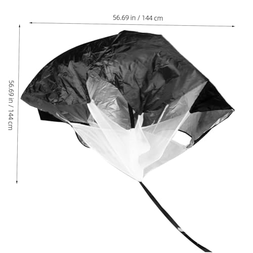 Abaodam Resistance Parachute for Speed Training Durable Running Chute for Athletic Strength Enhancement for Gym and Sports Practice Waist Belt Included