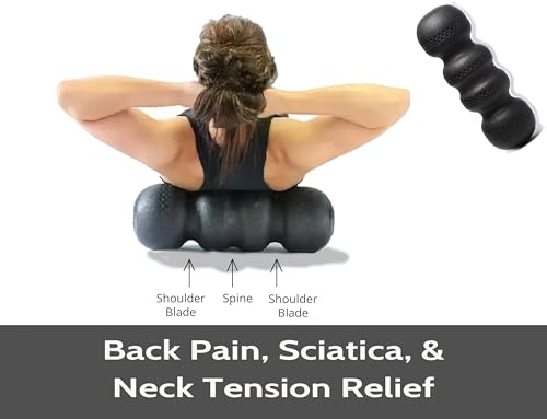for Back Pain Relief, Deep Tissue Massage & Muscle Recovery Ideal for Physical Therapy, Yoga, and Full Body Exercise. Perfect for Targeting the Neck, Back, Legs, and Feet.