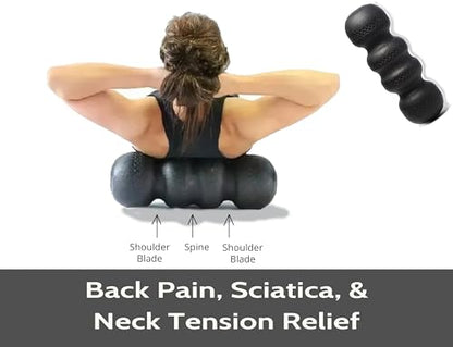 for Back Pain Relief, Deep Tissue Massage & Muscle Recovery Ideal for Physical Therapy, Yoga, and Full Body Exercise. Perfect for Targeting the Neck, Back, Legs, and Feet.