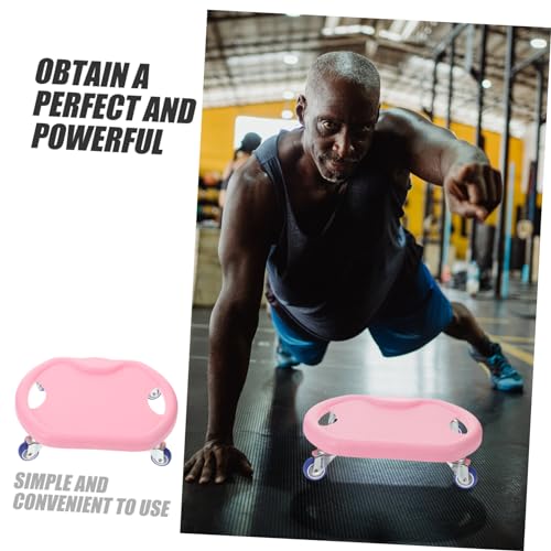 Totority 1set Abdominal Sliding Discs Knee Pad for Core Strength Training Silent Design Workout Sliders for Home Fitness Gym Exercise Equipment Versatile Abdominal Fitness Discs