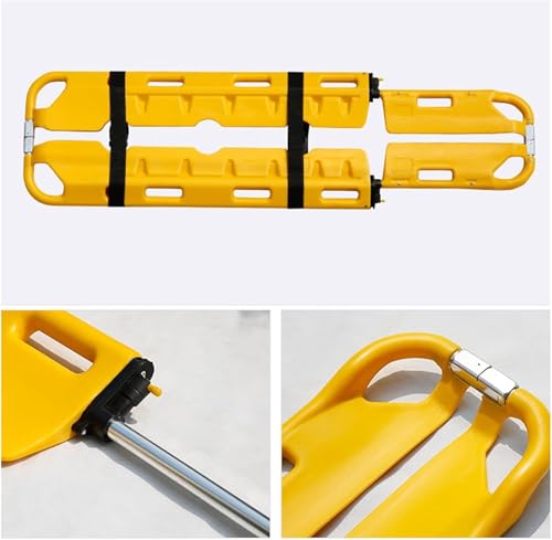 Portable Stretcher, Medical Emergency Scoop Stretcher,Adjustable Lightweight Aluminum Folding Stretcher,EMS EMT Medical Spine Board,for Ambulance, Fire Rescue