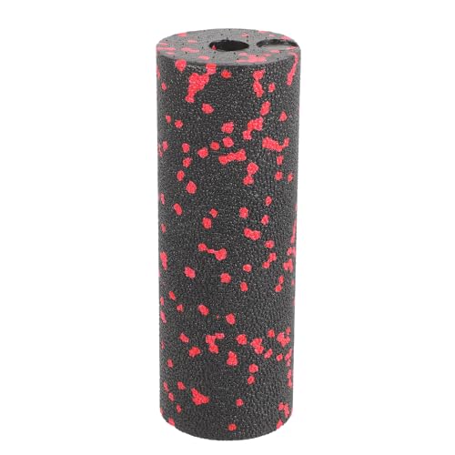 Portable Compact Foam Roller Muscle Massaging Column Red Hollow Fitness Relaxing Body Massage Roller for Home and Travel