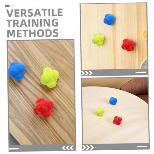 SUPVOX 6pcs Smart Reaction Ball Hexagon Training Ball Eye Coordination Game Hockey Training Equipment Improve Reflexes