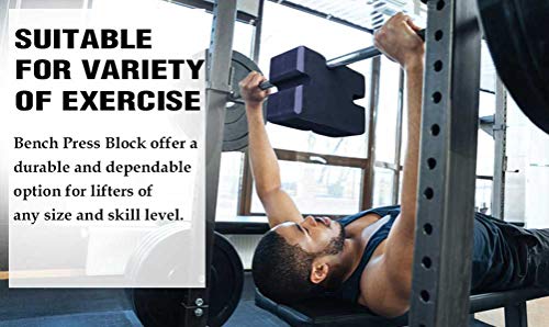 Bench Press Block Press Blocks Boards, Adjustable 2-5 Bench Board, Home Gym Workout Fitness Accessories for Increase Your Bench Press - color: Large