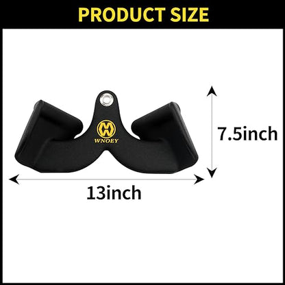 LAT Pulldown Attachment,Back Tricep Bar Strength Training,Handle Grips LAT Pull Down Bar Press Down Exercises,Cable Machine Accessories, Cable Back Attachments for Home Gym - style: Style 002