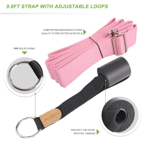 UBING Leg Stretcher, Door Flexibility Trainer, Over the Door Strech Strap for Flexibility, Splits Trainer for Dance Ballet Cheer Gymnastics Taekwondo Stretching