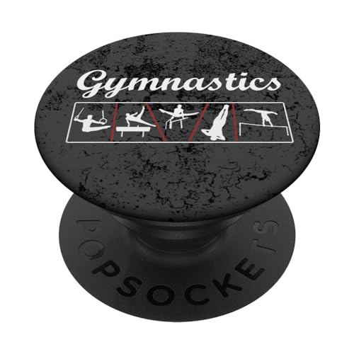 Awesome Boys & Mens Gymnastics Apparatus Gift Design PopSockets PopGrip: Swappable Grip for Phones & Tablets PopSockets Standard PopGrip - style: Standard