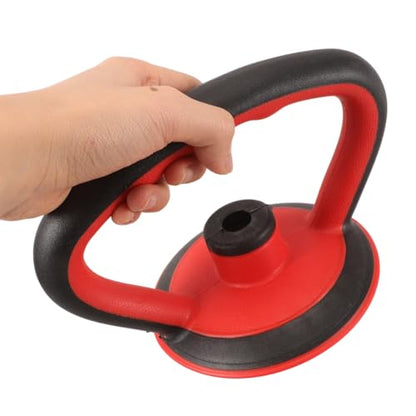 POPETPOP Adjustable Kettlebell Handle Kit with Anti Slip Grip and Stable Base Nut for Dumbbell Conversion Home Gym Fitness Accessories 12.59X7.48X4.72 Inches