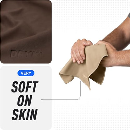 Sweat Absorbing Handkerchiefs - The Original Pocket-Sized Sweat Towels - Quick-Dry Microfiber Sweat Rags for Face, Hands, & Body - Men & Women - Gym, Sports, and Work (Forest: 5 Pack)